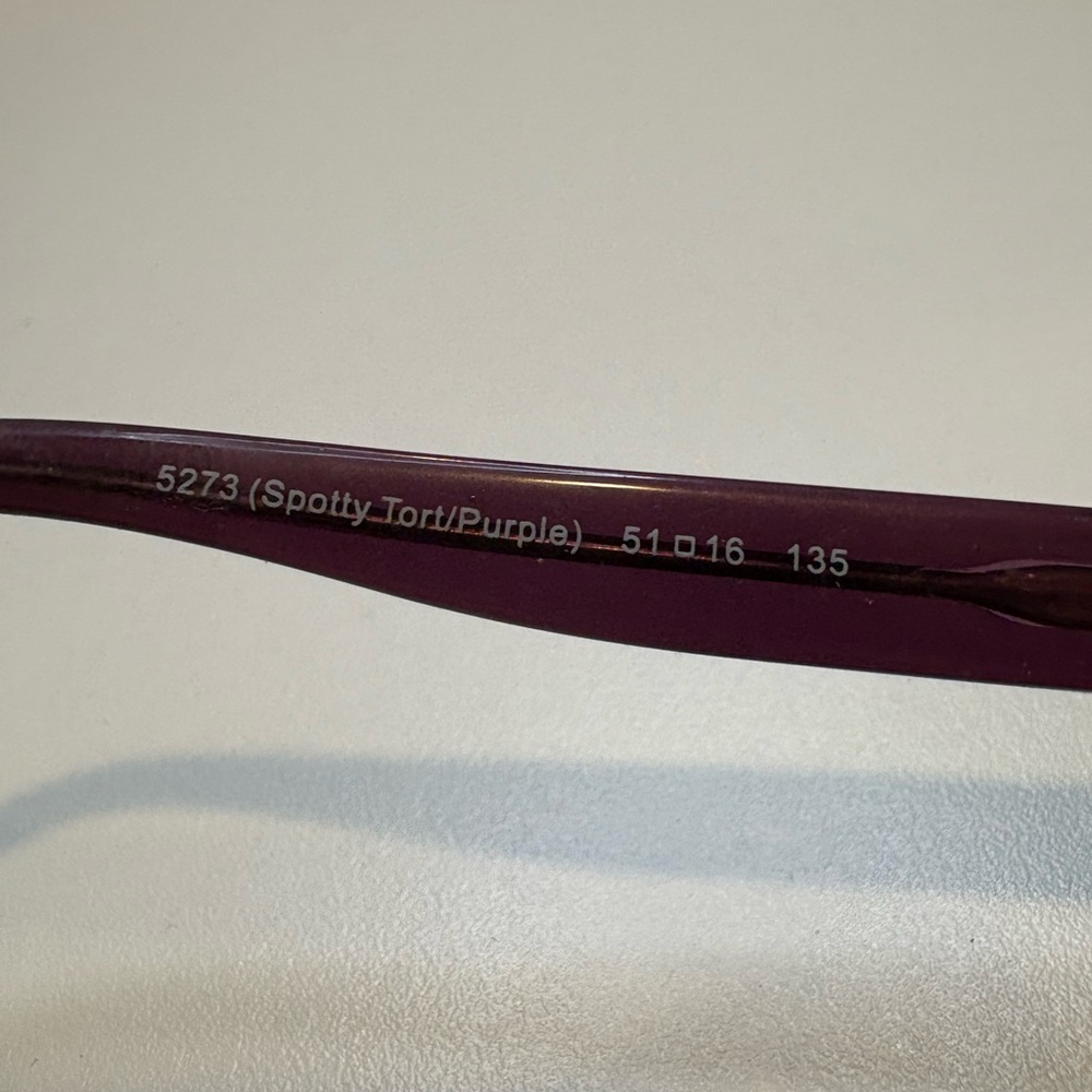 COACH EYEGLASSES HC6062(Darcy)5273‎ (Spotty Tort/Purple) 51•16•135 COACH GLASSES - Picture 9 of 12